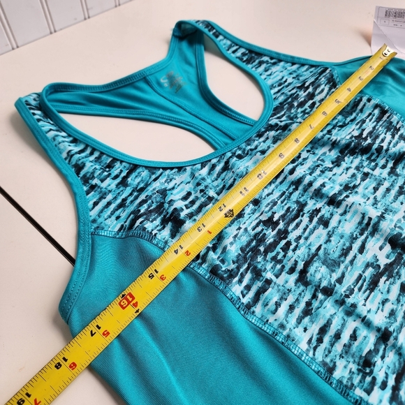 NWT Champion Women's Top Duodry Activewear Racerback Semi Fitted Teal Green Sz L - Picture 8 of 11